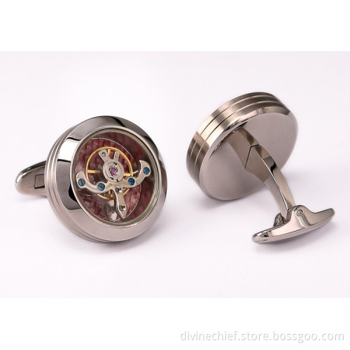 Stainless Steel Cufflinks For Mens Shirt With Custom Logo